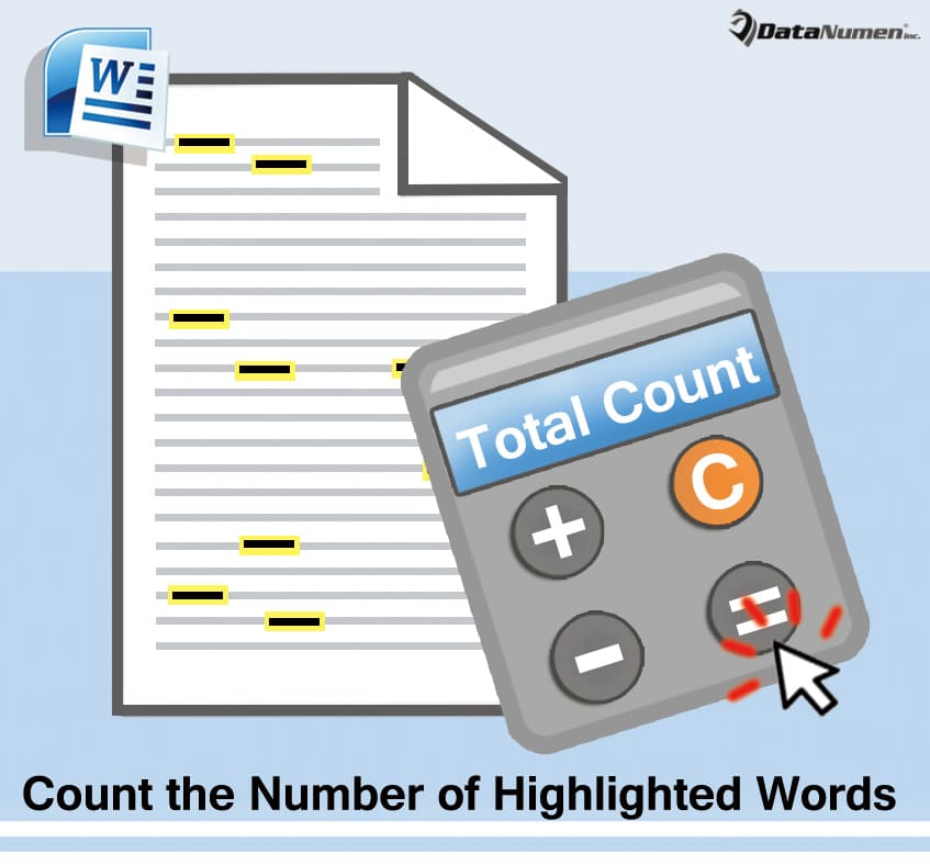 Count the Number of Highlighted Words in Your Word Document
