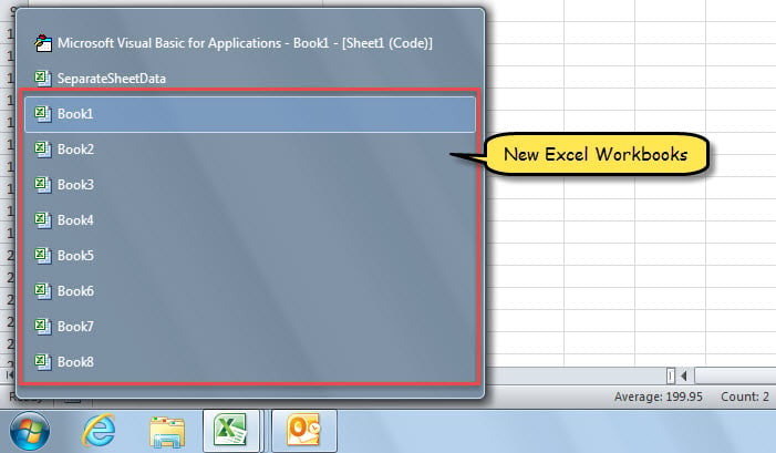 新的Excel工作簿