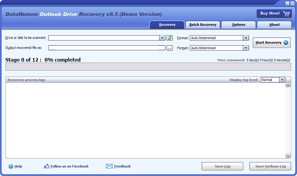 DataNumen Outlook驱动器恢复