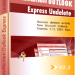 DataNumen Outlook Express Undelete Boxshot