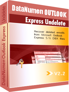 DataNumen Outlook Express Undelete Boxshot